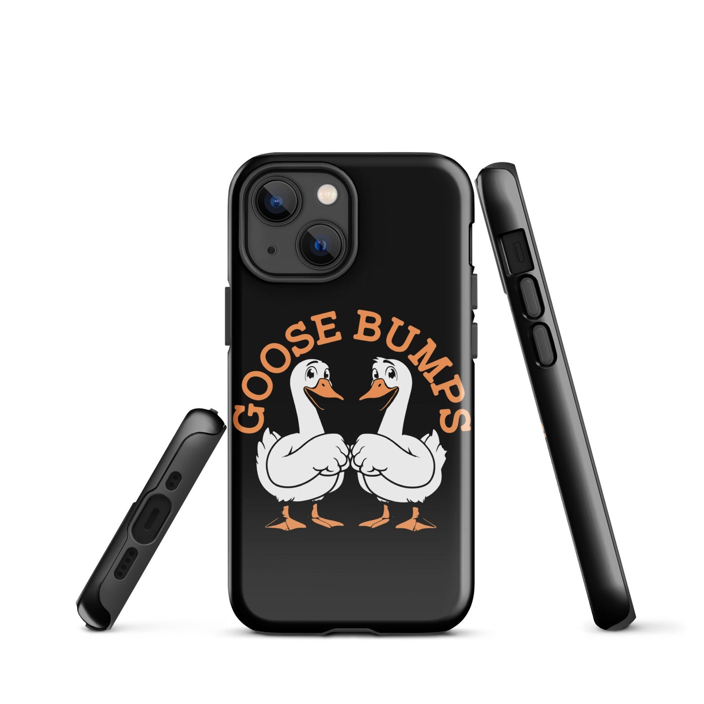 Trendy Goosebumps iPhone Tough Case | Fist - Bumping Geese Design - Sublimegifts4u.com