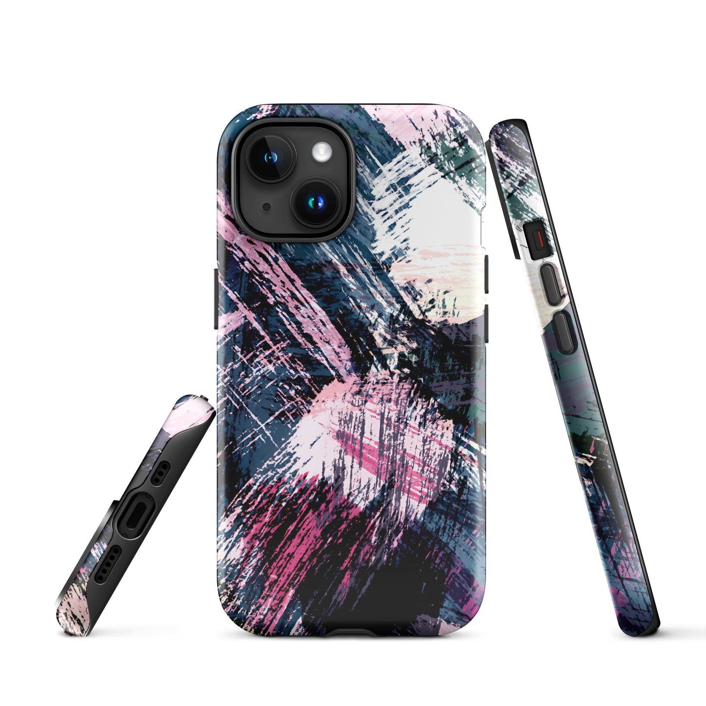 Trendy iPhone Tough Case with Distressed Paint Pattern | Dual - Layer Protection - Sublimegifts4u.com