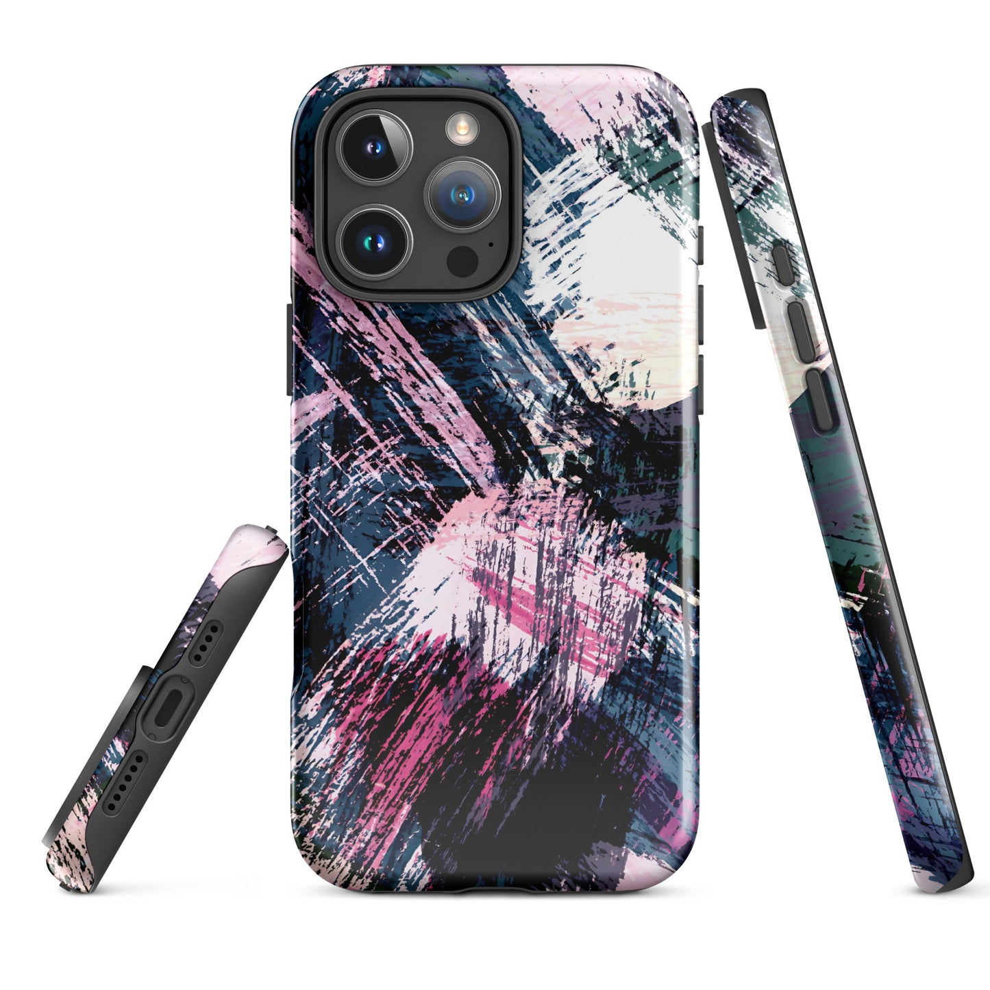 Trendy iPhone Tough Case with Distressed Paint Pattern | Dual - Layer Protection - Sublimegifts4u.com