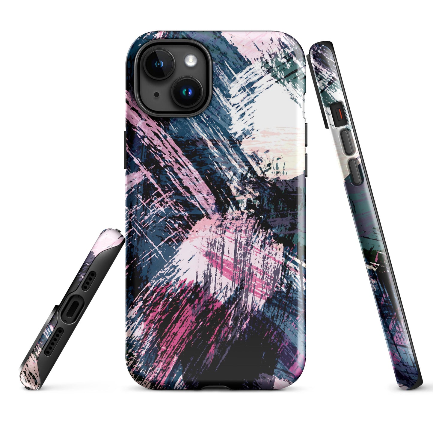 Trendy iPhone Tough Case with Distressed Paint Pattern | Dual - Layer Protection - Sublimegifts4u.com