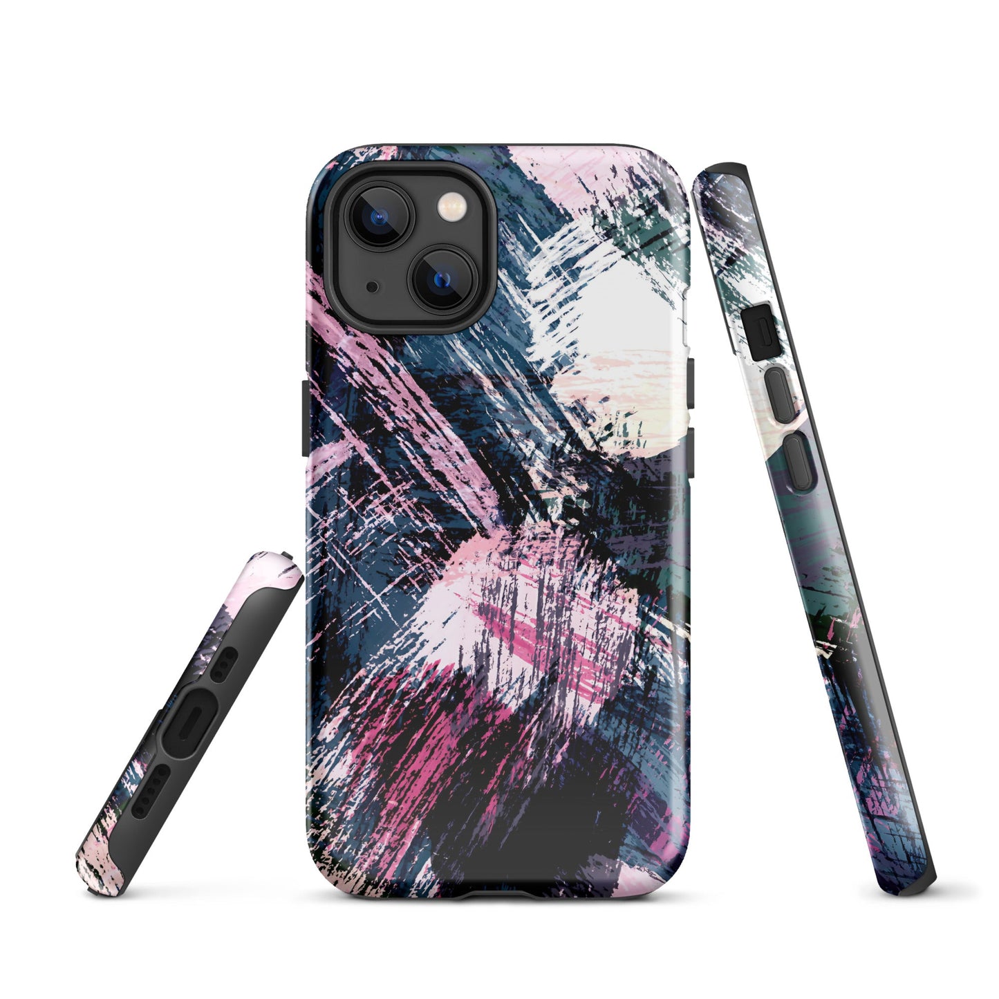 Trendy iPhone Tough Case with Distressed Paint Pattern | Dual - Layer Protection - Sublimegifts4u.com