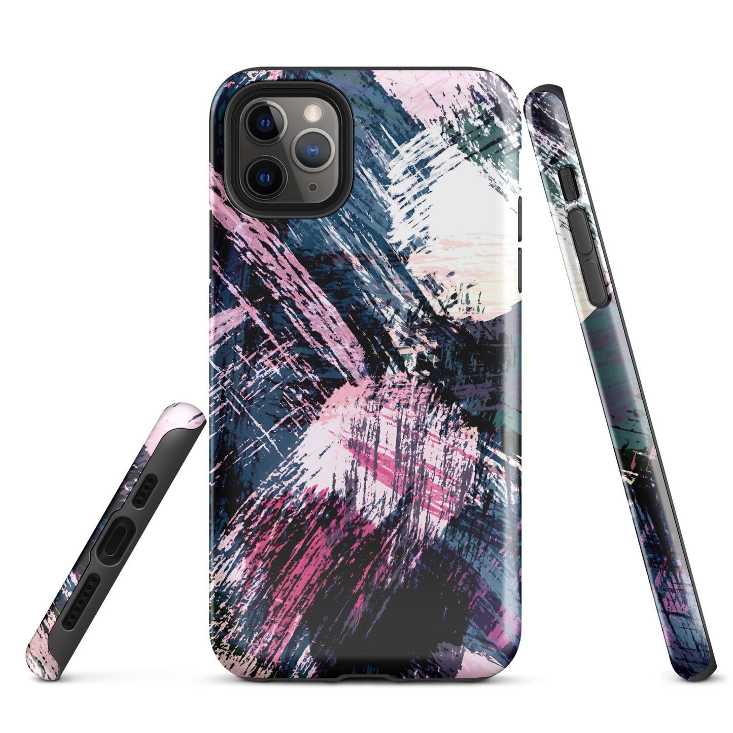 Trendy iPhone Tough Case with Distressed Paint Pattern | Dual - Layer Protection - Sublimegifts4u.com