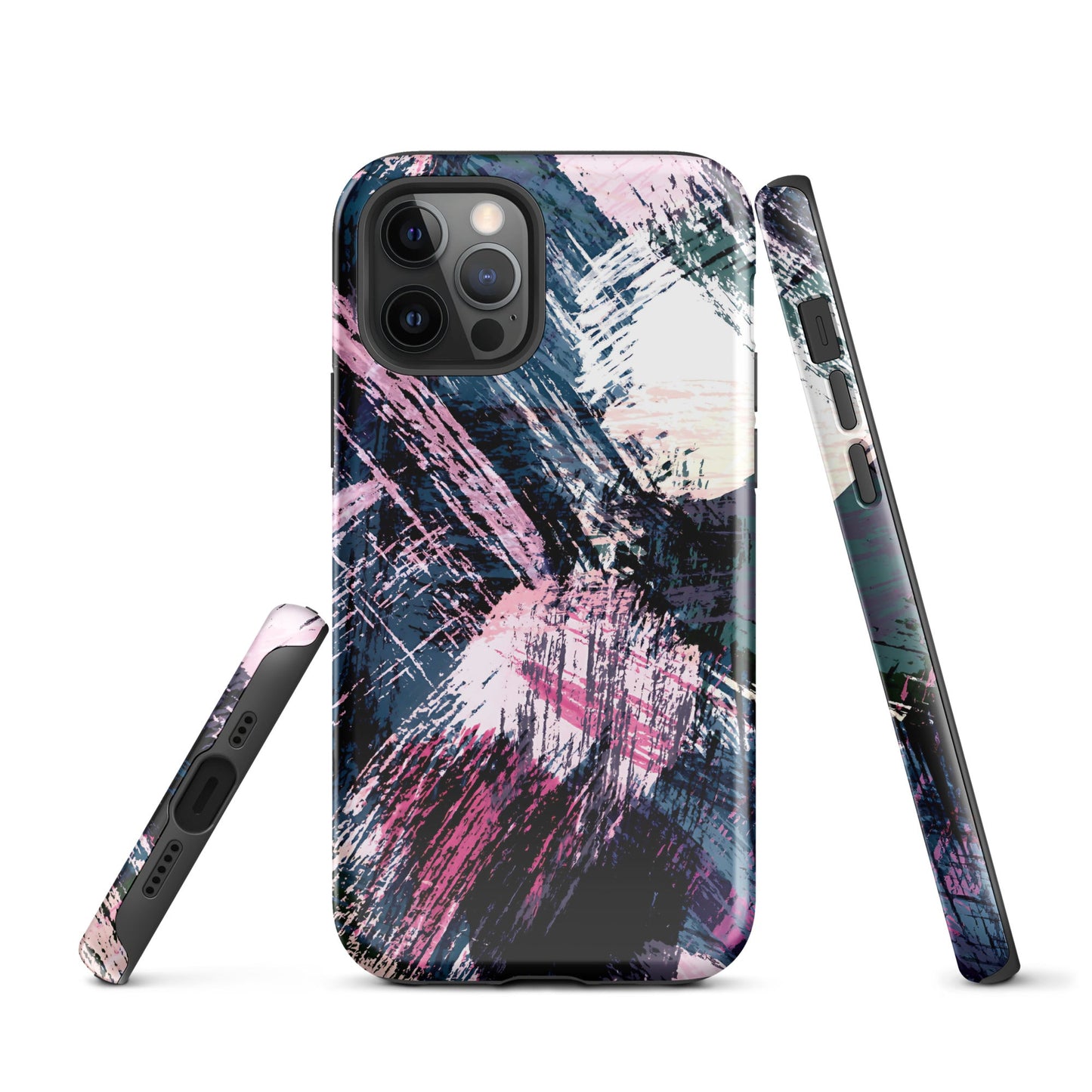 Trendy iPhone Tough Case with Distressed Paint Pattern | Dual - Layer Protection - Sublimegifts4u.com