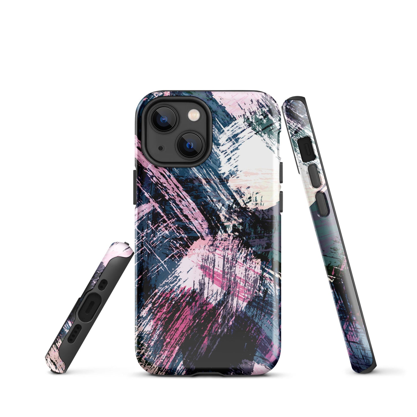 Trendy iPhone Tough Case with Distressed Paint Pattern | Dual - Layer Protection - Sublimegifts4u.com