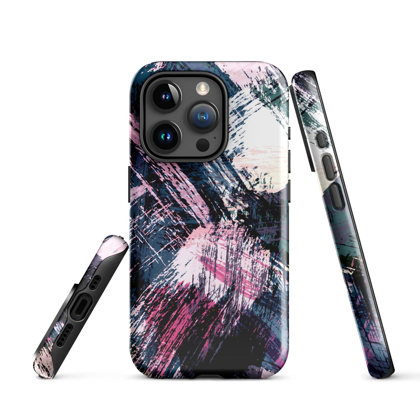 Trendy iPhone Tough Case with Distressed Paint Pattern | Dual - Layer Protection - Sublimegifts4u.com