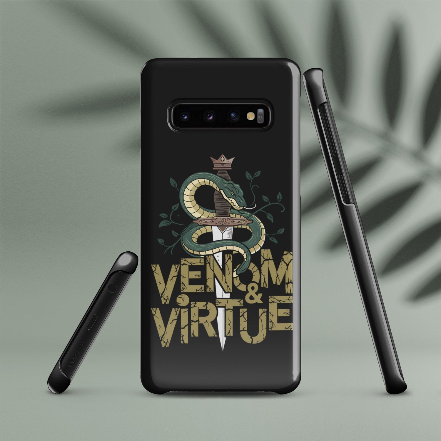 Venom & Virtue Grunge Snake Dagger Samsung Snap Case - Sublimegifts4u.com