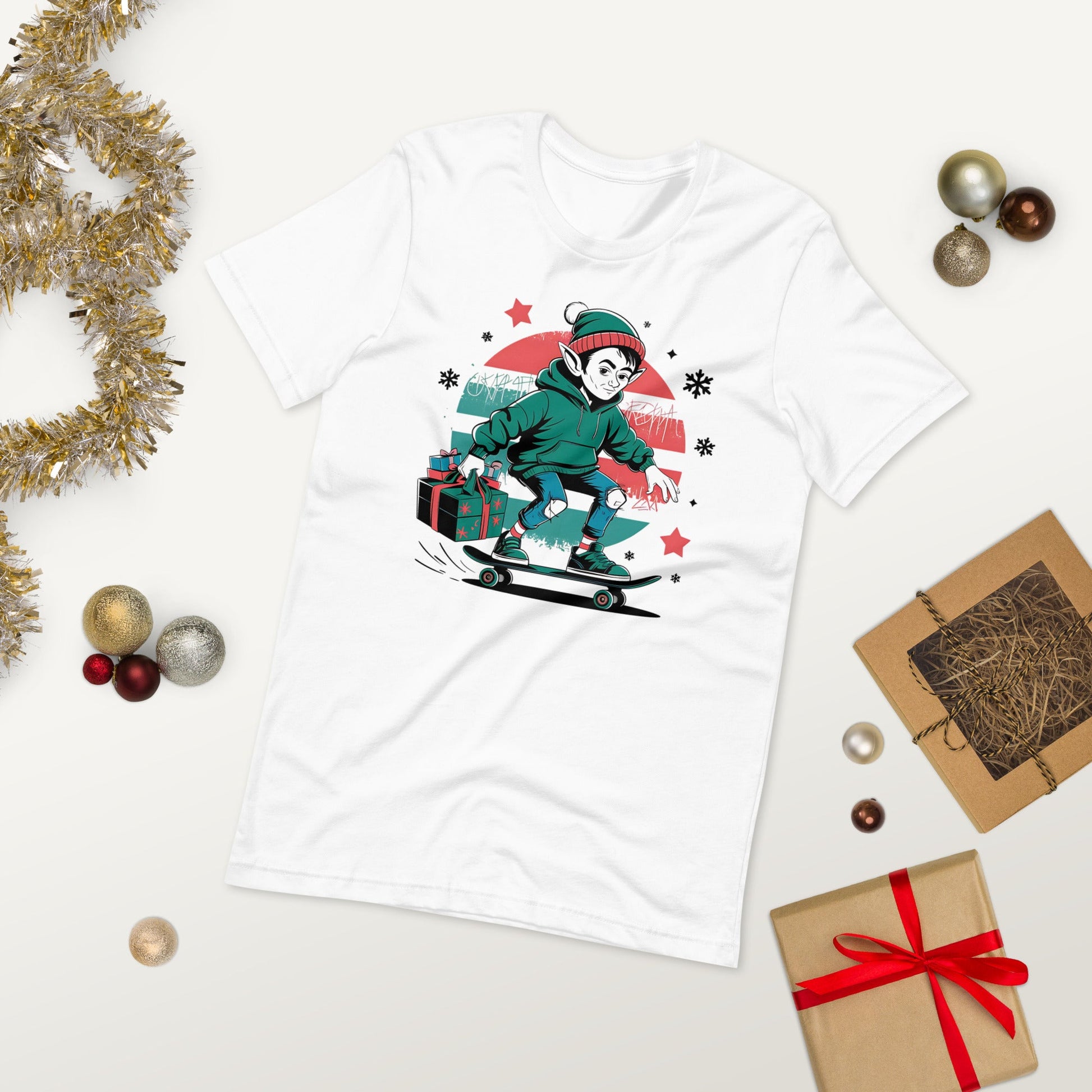 Vintage Grunge Elf on a Skateboard Women's T-Shirt – Soft, Lightweight & Flattering - Sublimegifts4u.com