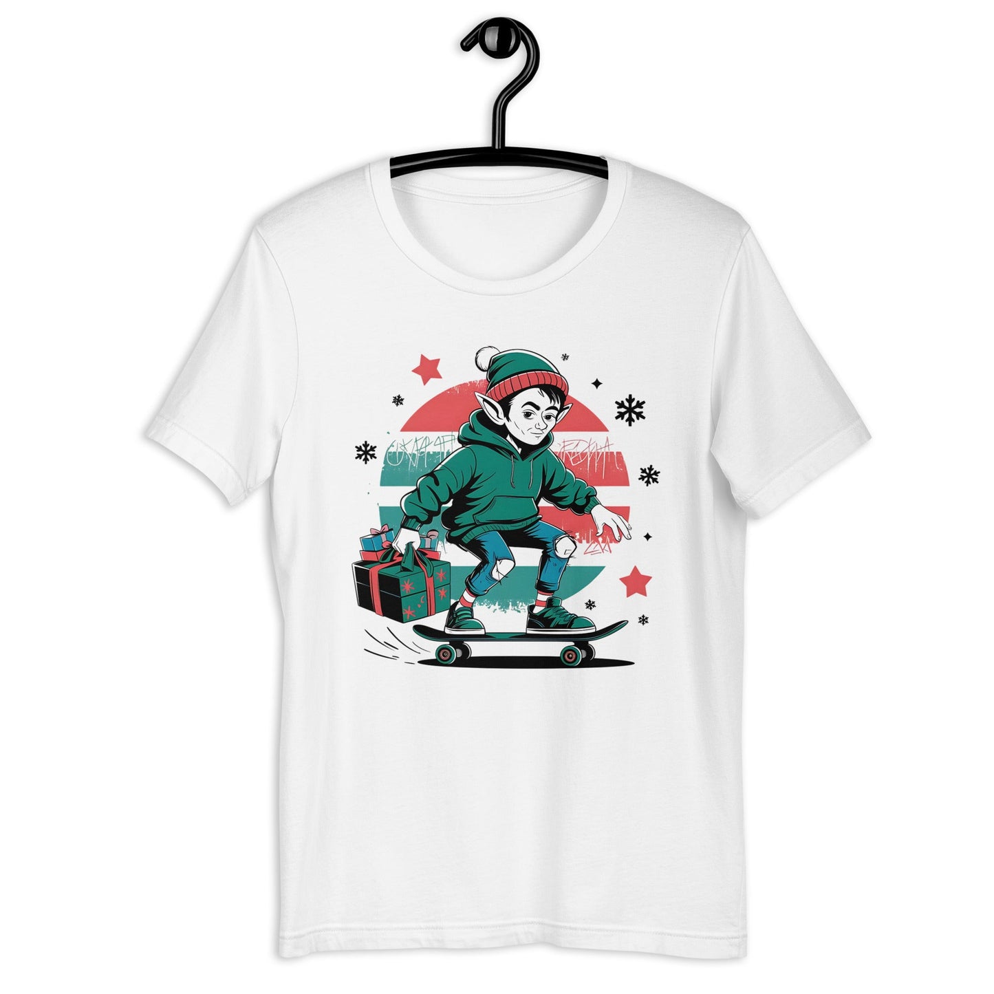 Vintage Grunge Elf on a Skateboard Women's T-Shirt – Soft, Lightweight & Flattering - Sublimegifts4u.com