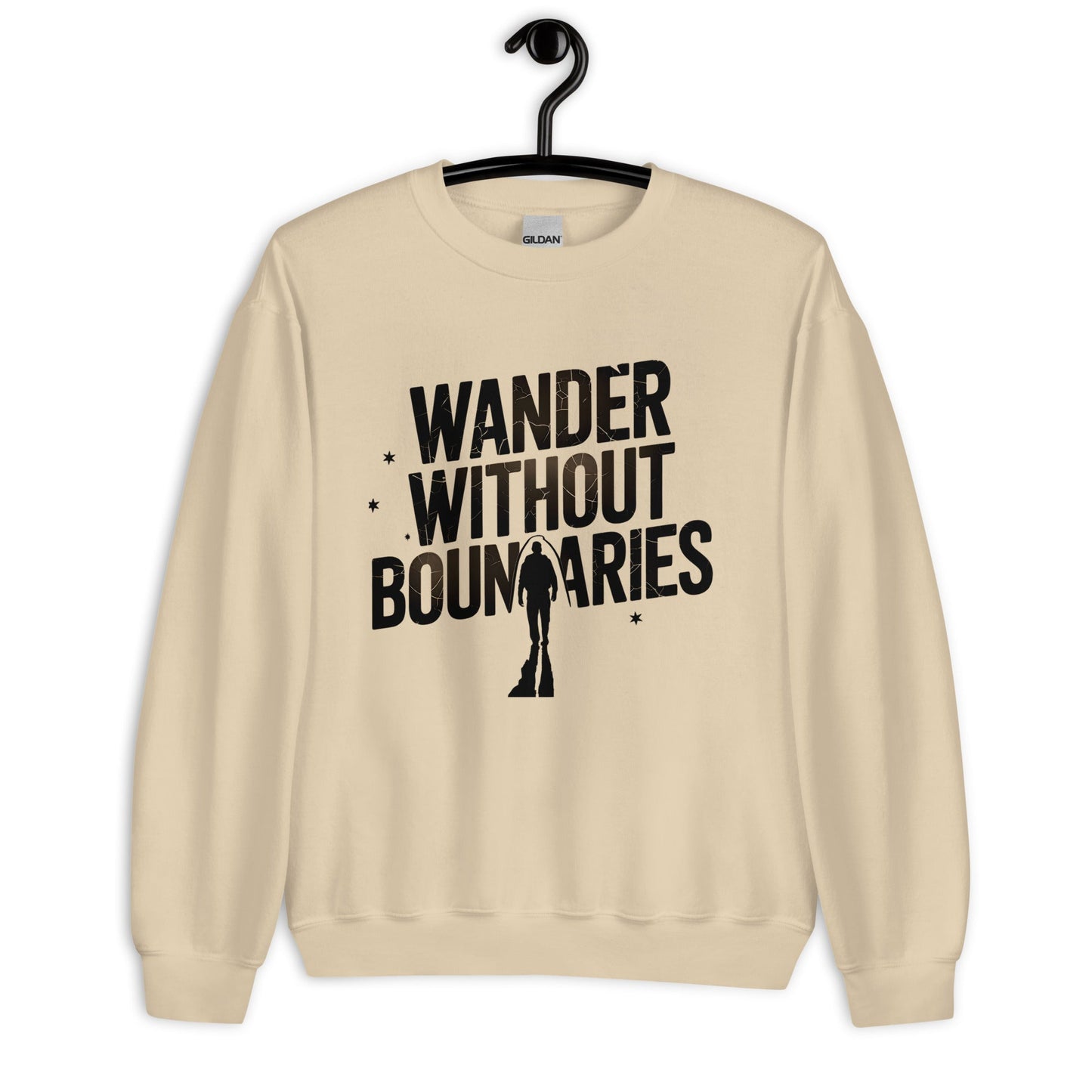 Wander Without Boundaries Men's Sweatshirt – Cozy Adventure Wear - Sublimegifts4u.com