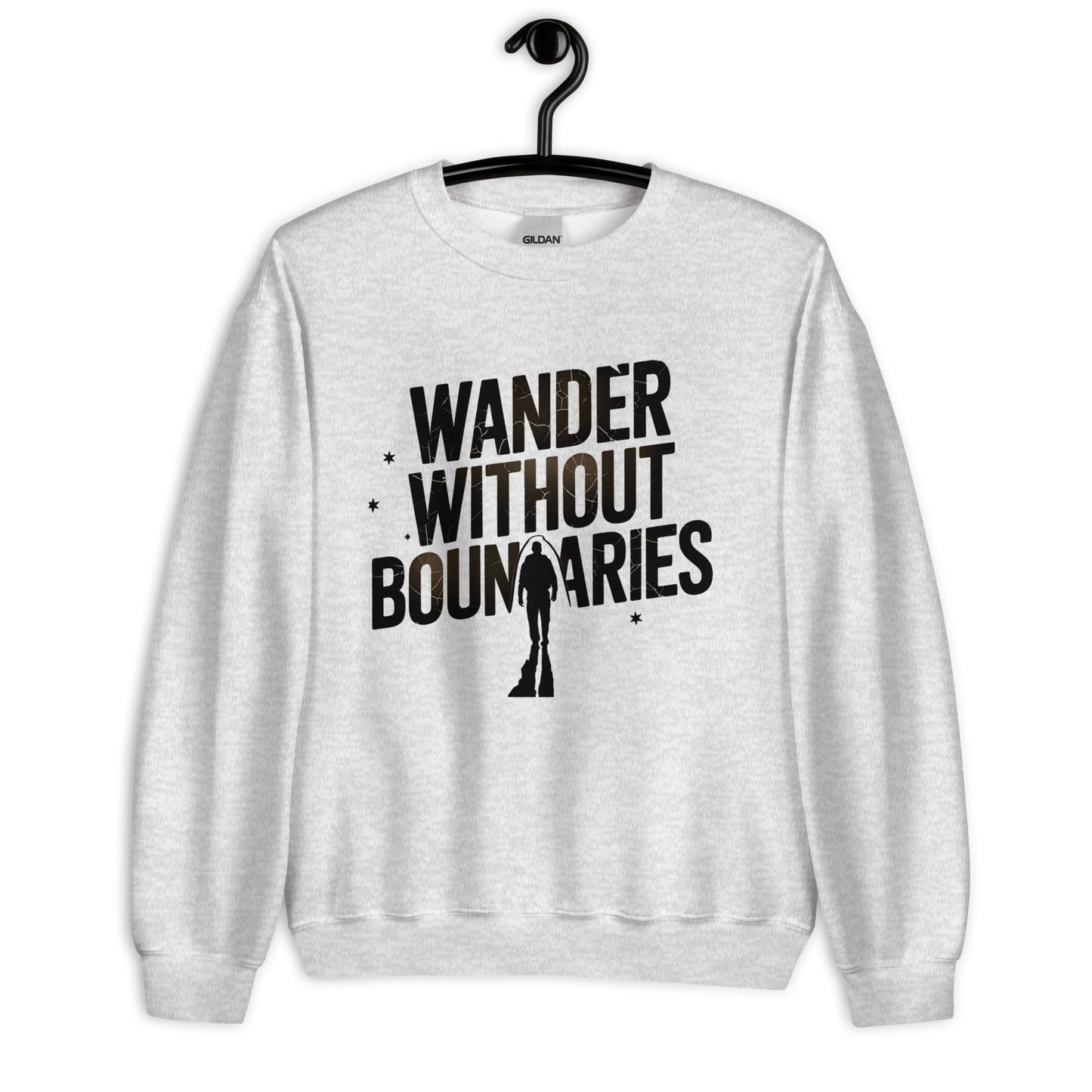 Wander Without Boundaries Men's Sweatshirt – Cozy Adventure Wear - Sublimegifts4u.com