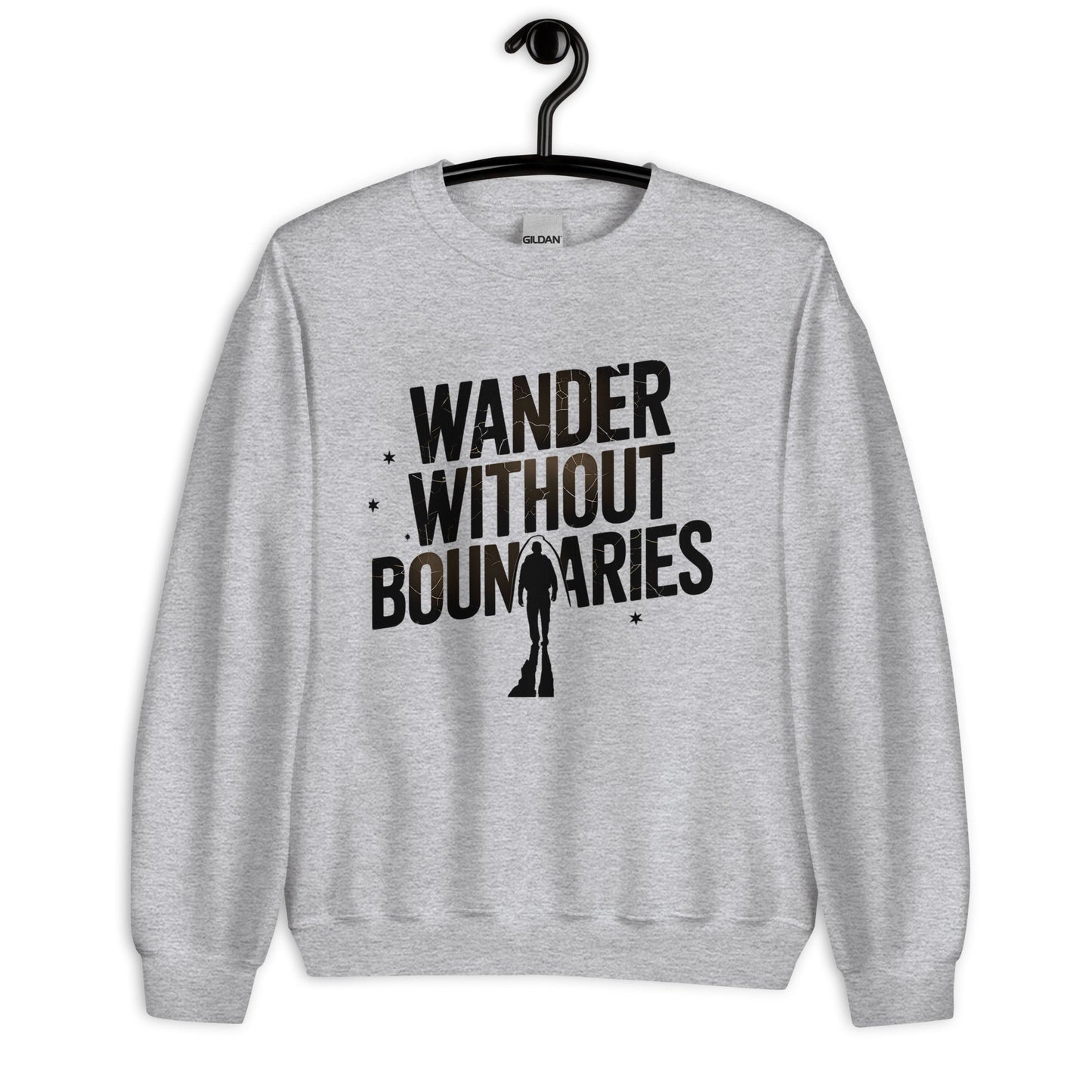 Wander Without Boundaries Men's Sweatshirt – Cozy Adventure Wear - Sublimegifts4u.com