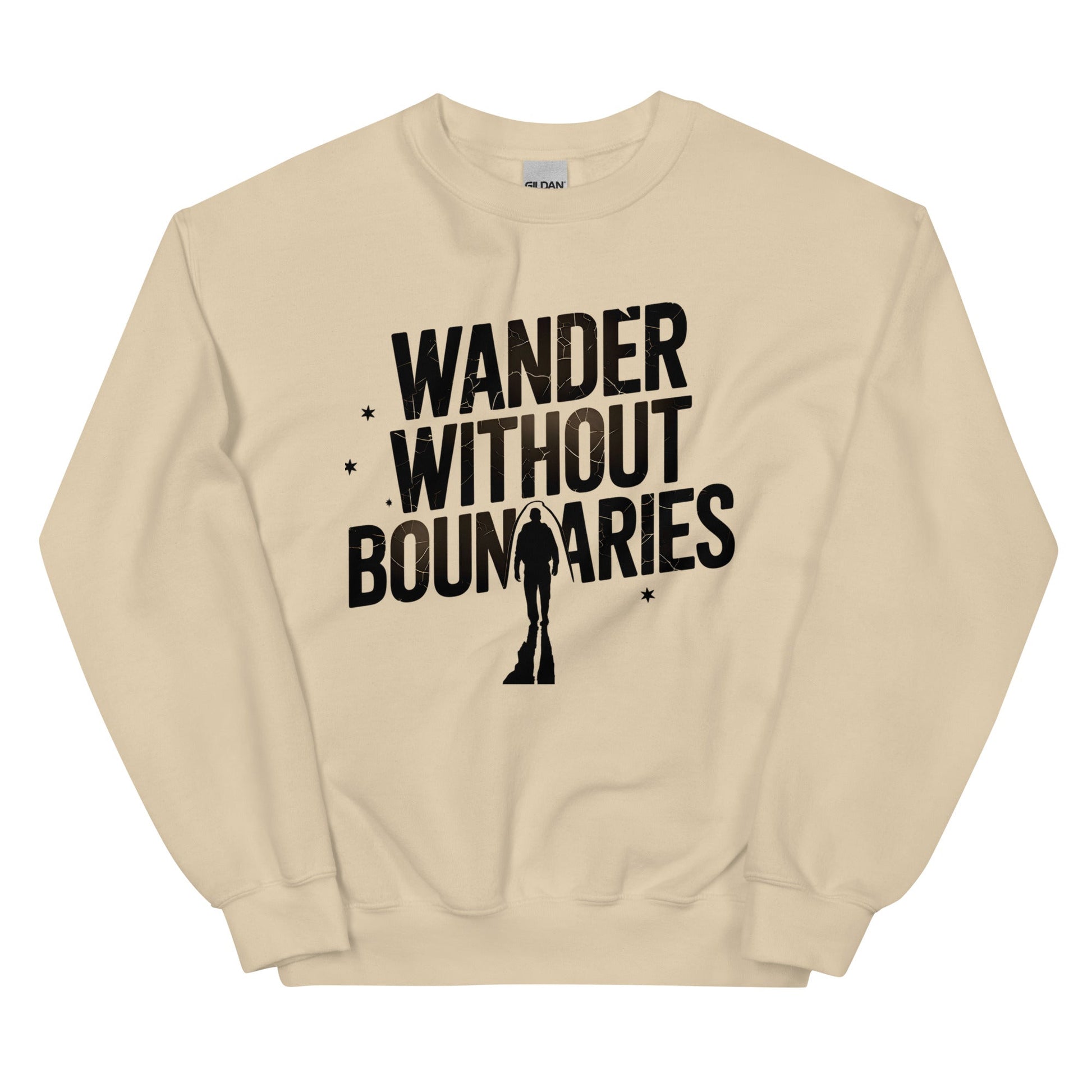 Wander Without Boundaries Men's Sweatshirt – Cozy Adventure Wear - Sublimegifts4u.com