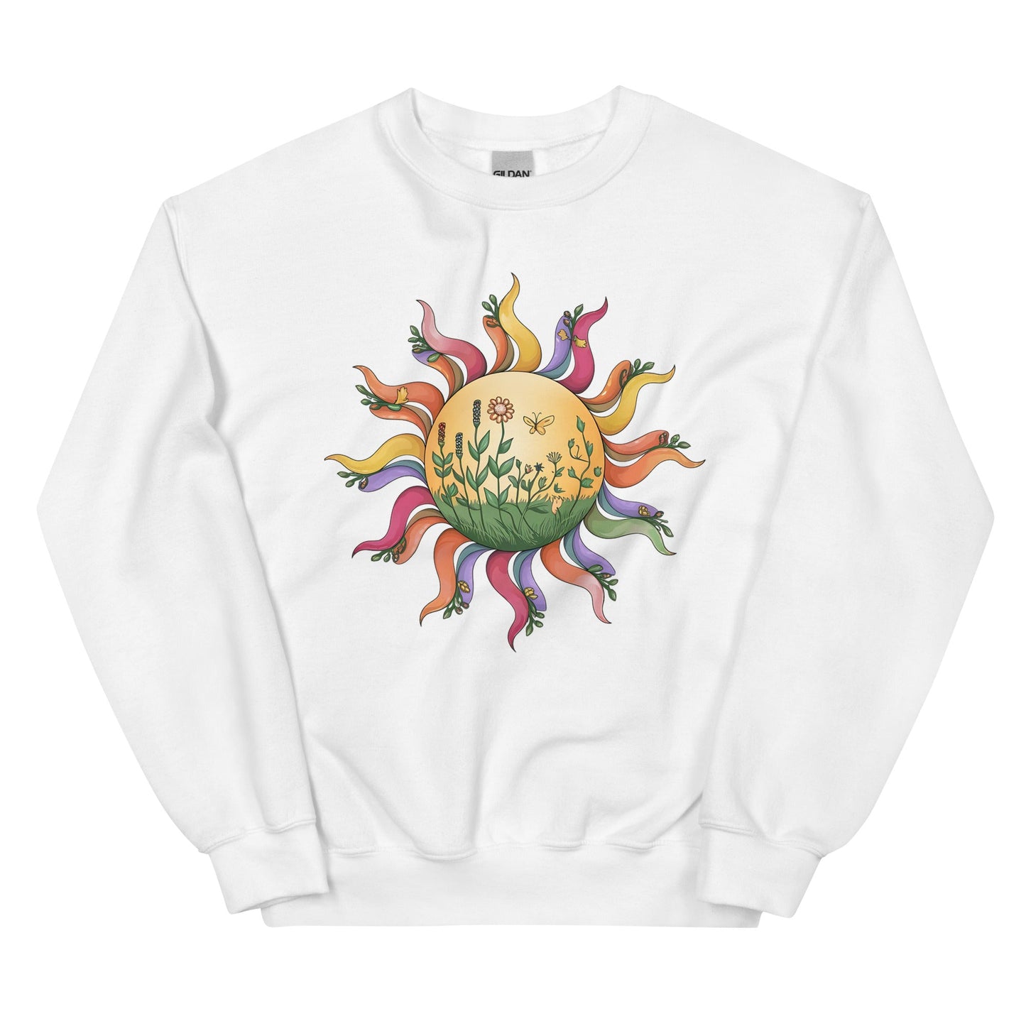 Women's Colorful Sunshine Sweatshirt – Cozy & Stylish - Sublimegifts4u.com