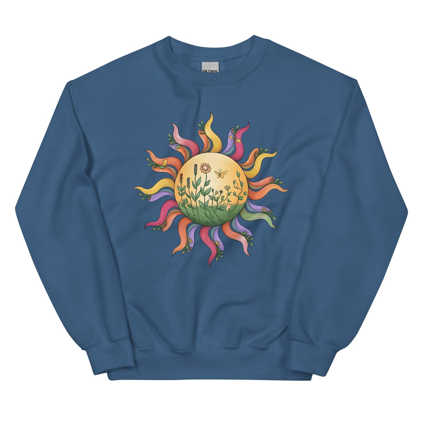 Women's Colorful Sunshine Sweatshirt – Cozy & Stylish - Sublimegifts4u.com