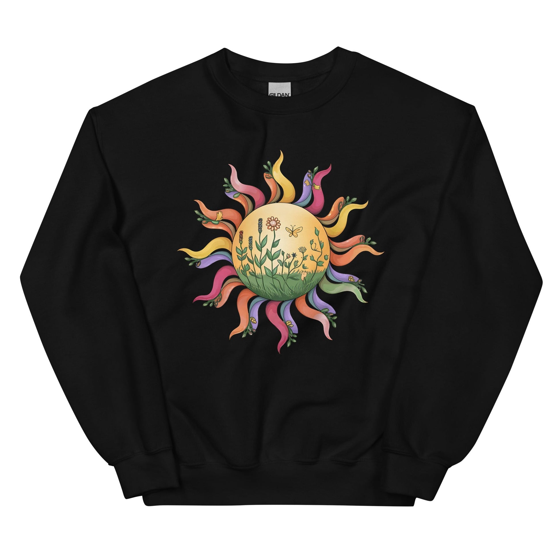 Women's Colorful Sunshine Sweatshirt – Cozy & Stylish - Sublimegifts4u.com