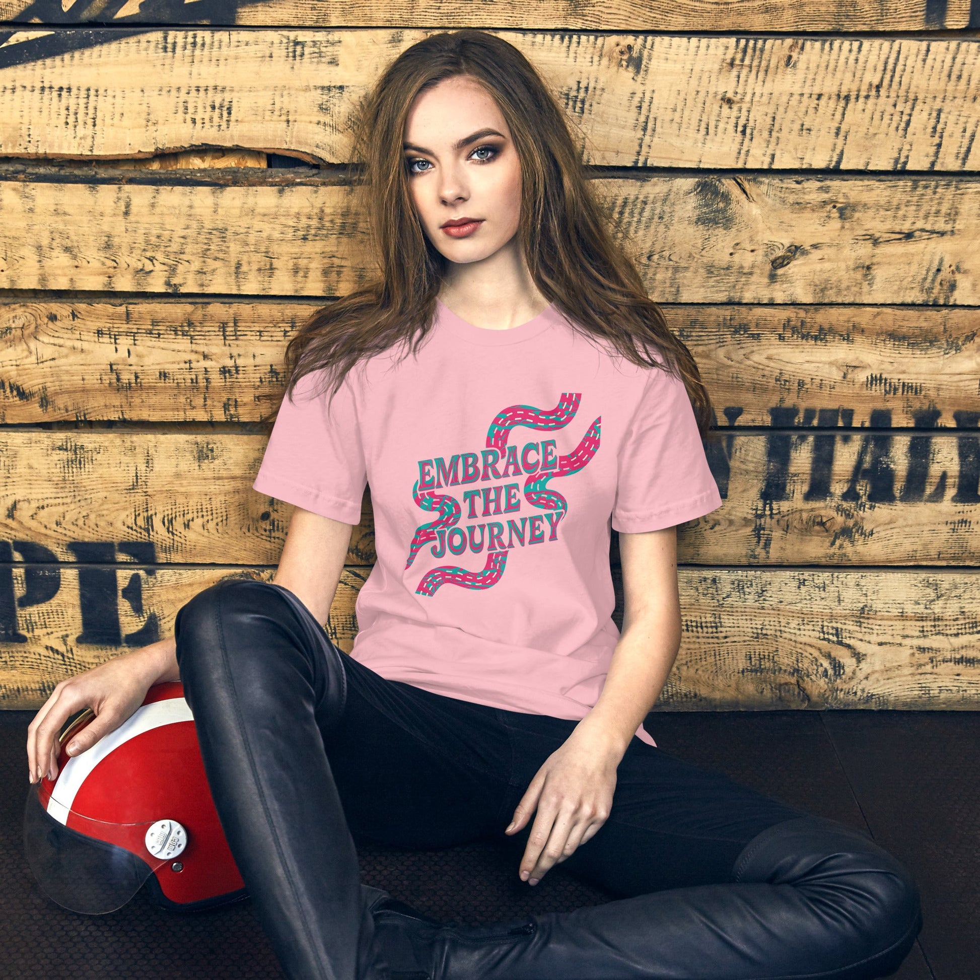 Women's "Embrace the Journey" Inspirational Tee - Soft & Stylish - Sublimegifts4u.com