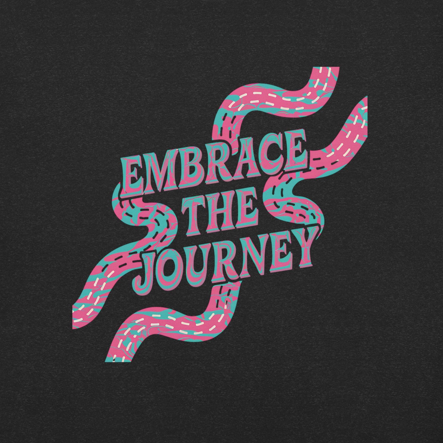 Women's "Embrace the Journey" Inspirational Tee - Soft & Stylish - Sublimegifts4u.com