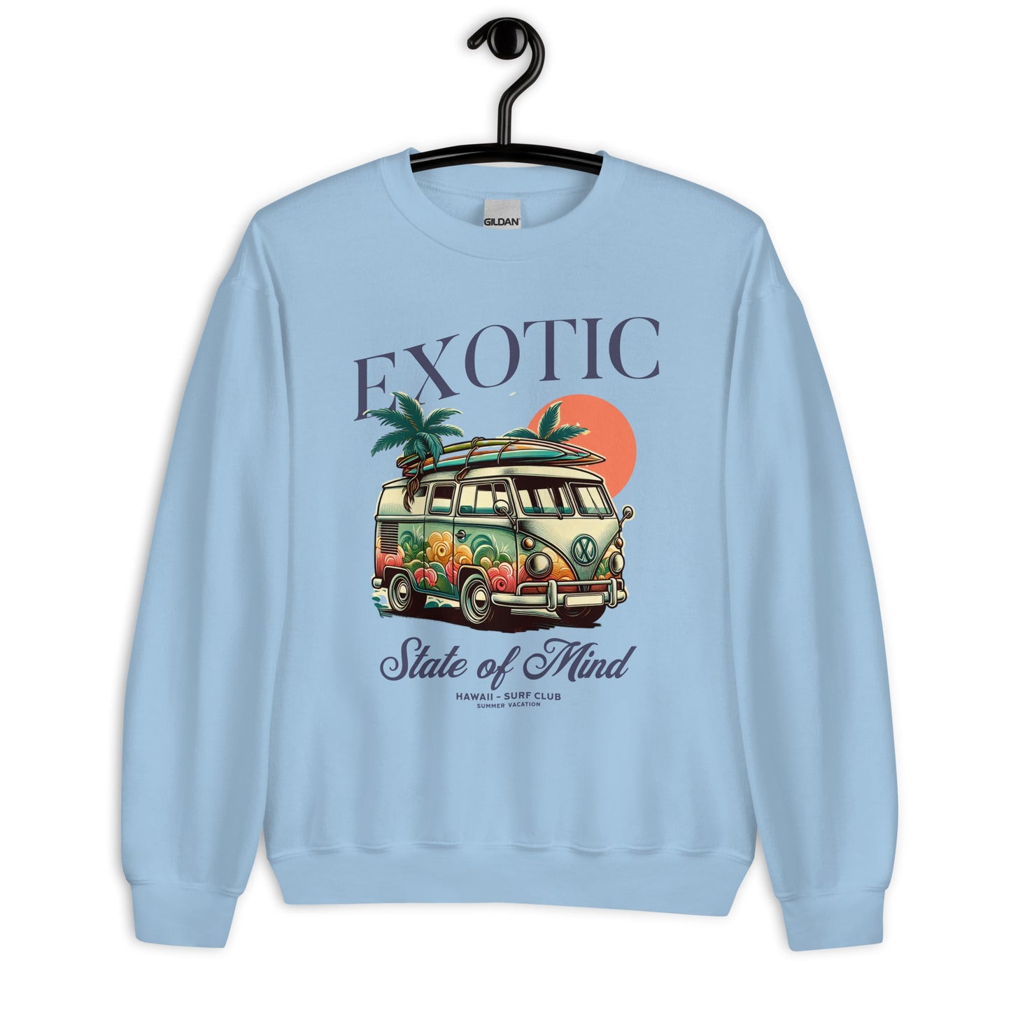 Women's Exotic State of Mind Sweatshirt - Hawaii Beach | Cozy & Trendy - Sublimegifts4u.com