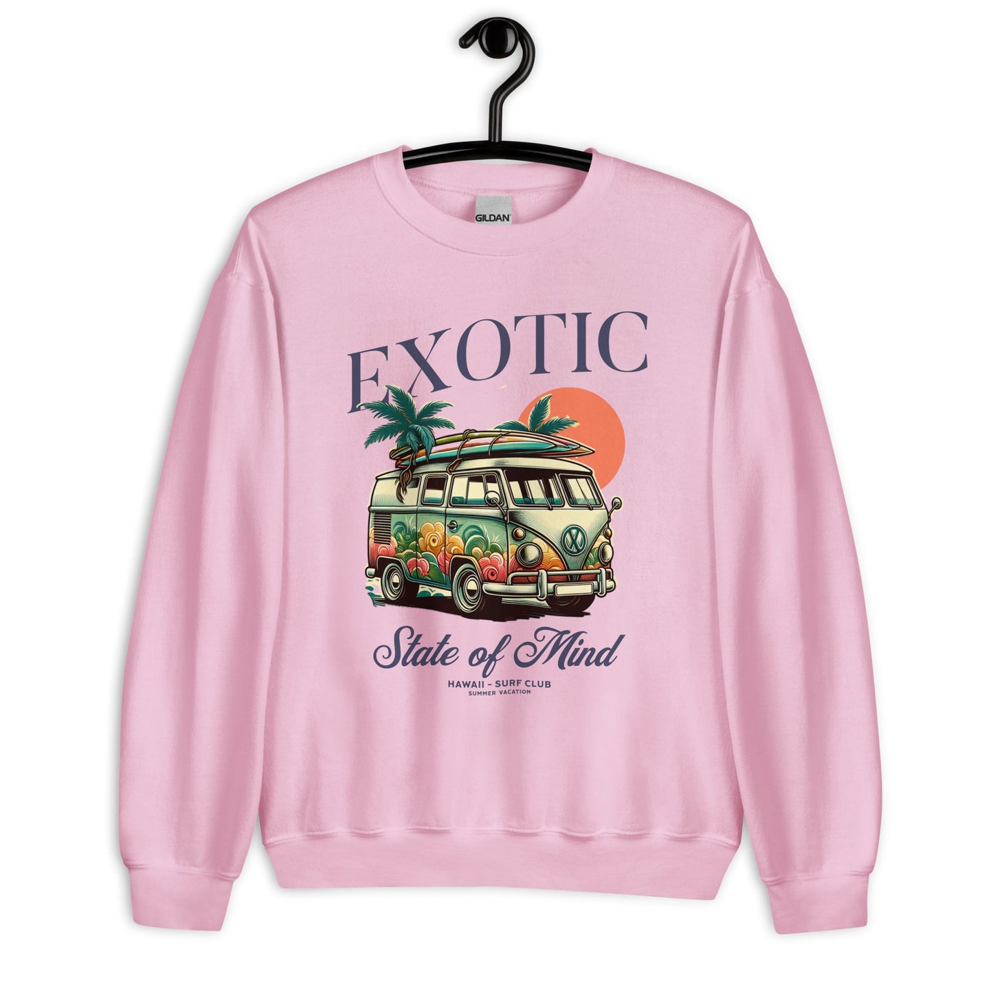 Women's Exotic State of Mind Sweatshirt - Hawaii Beach | Cozy & Trendy - Sublimegifts4u.com