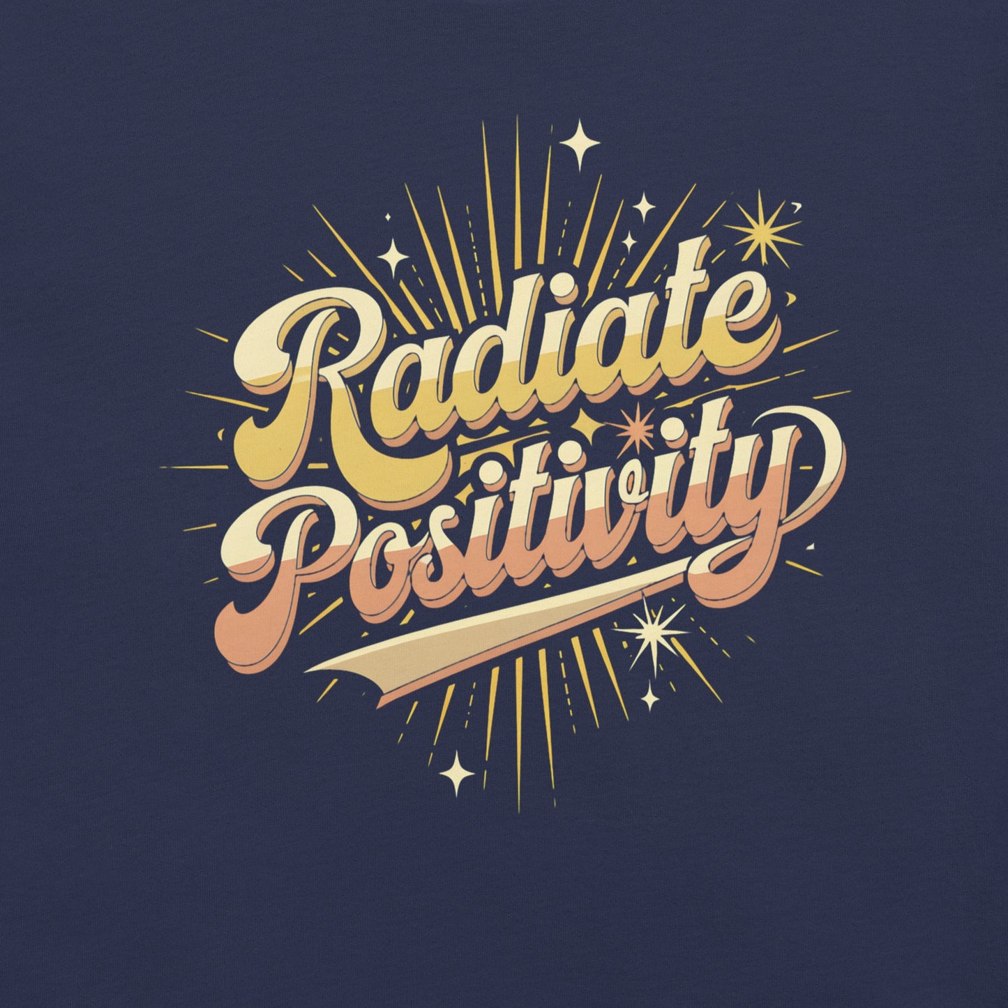 Women's "Radiate Positivity" Tee - Soft and Lightweight for Everyday Comfort - Sublimegifts4u.com