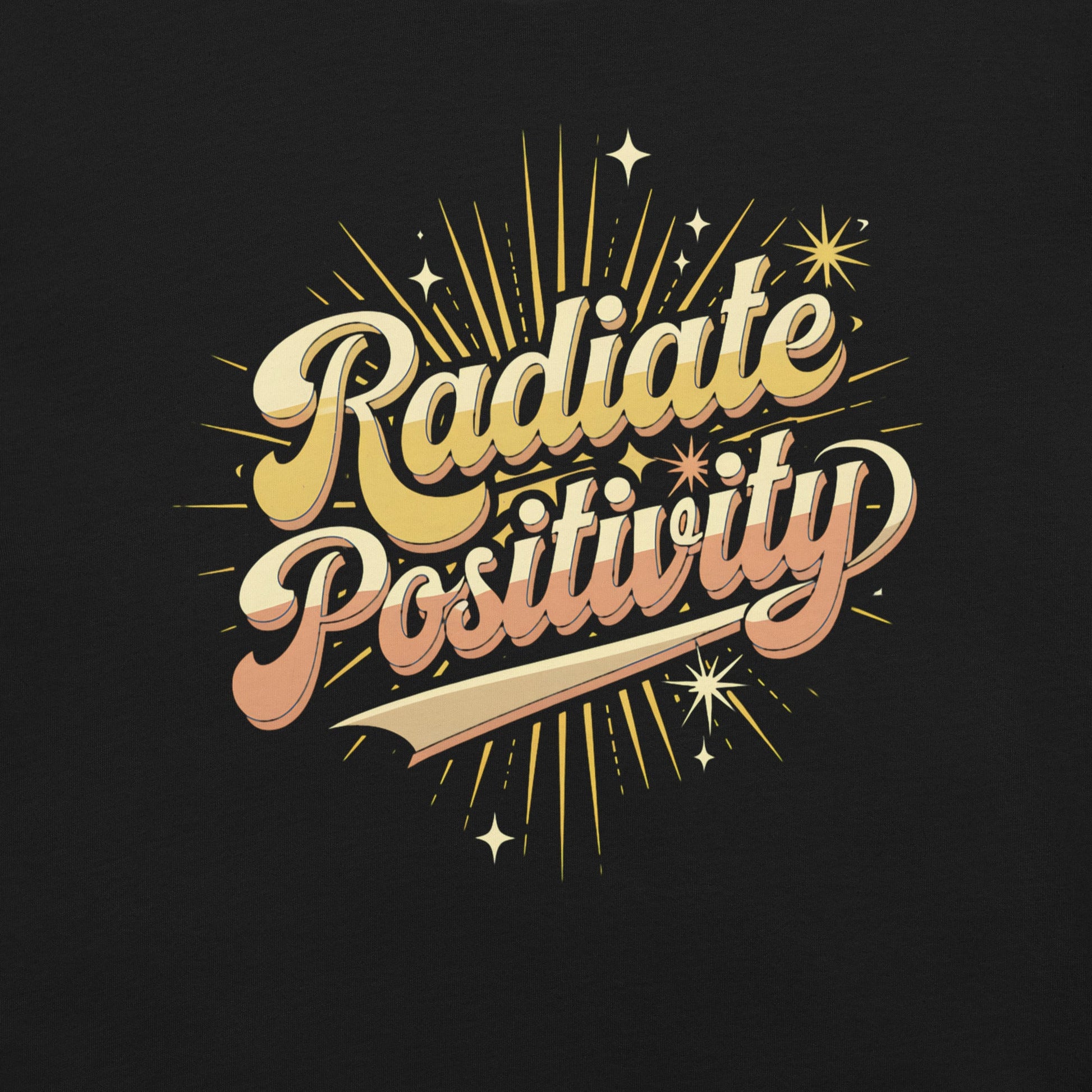 Women's "Radiate Positivity" Tee - Soft and Lightweight for Everyday Comfort - Sublimegifts4u.com