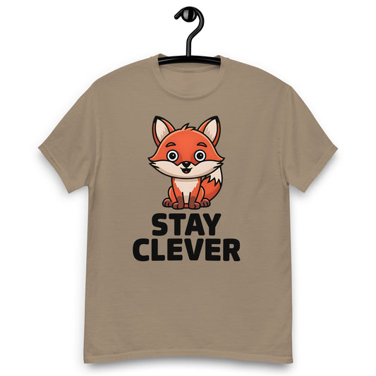 Women’s "Stay Clever" Fox T-Shirt | Cute Animal Graphic Tee - Sublimegifts4u.com