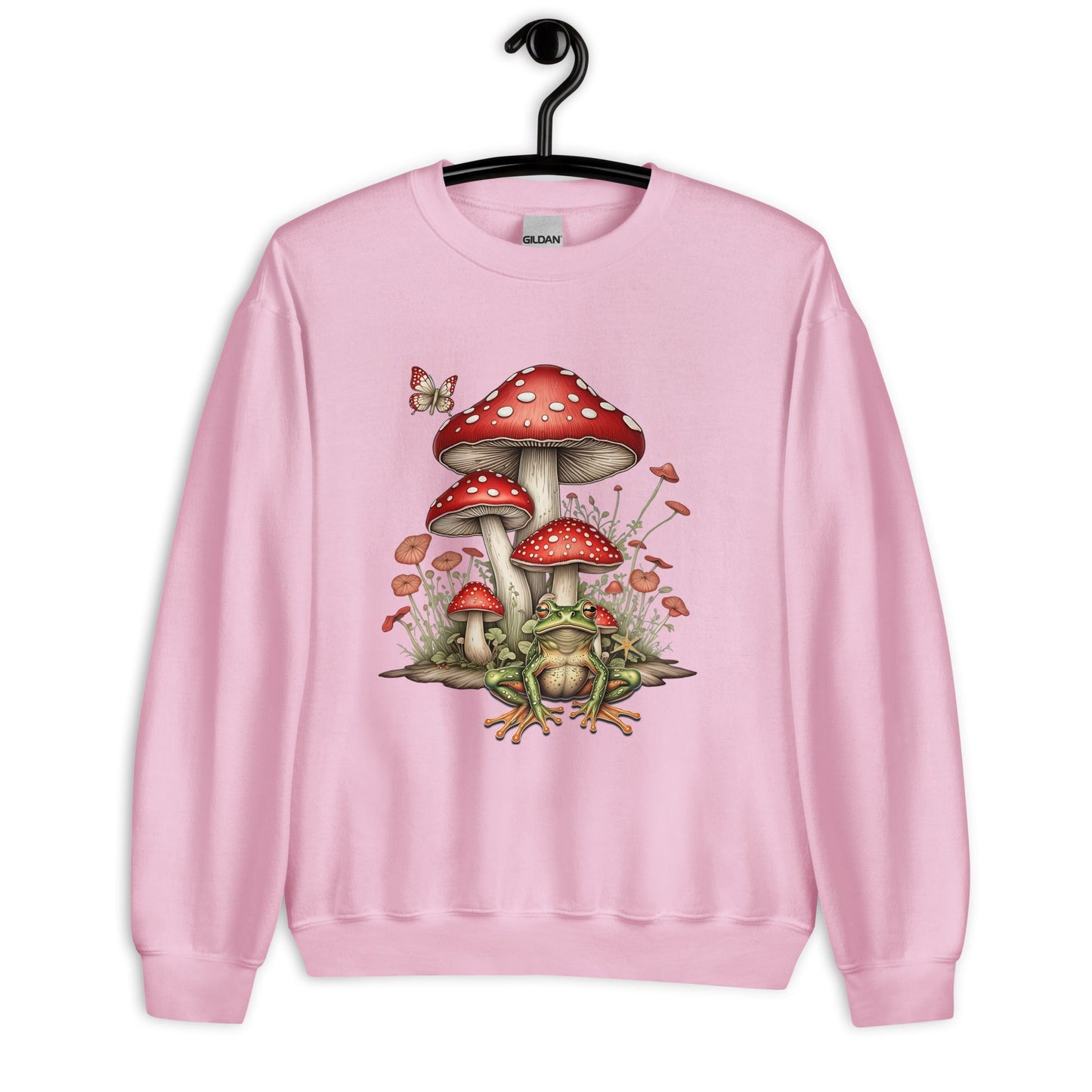 Women's Sweatshirt with Mushroom & Toadstool Design - Cozy & Stylish - Sublimegifts4u.com