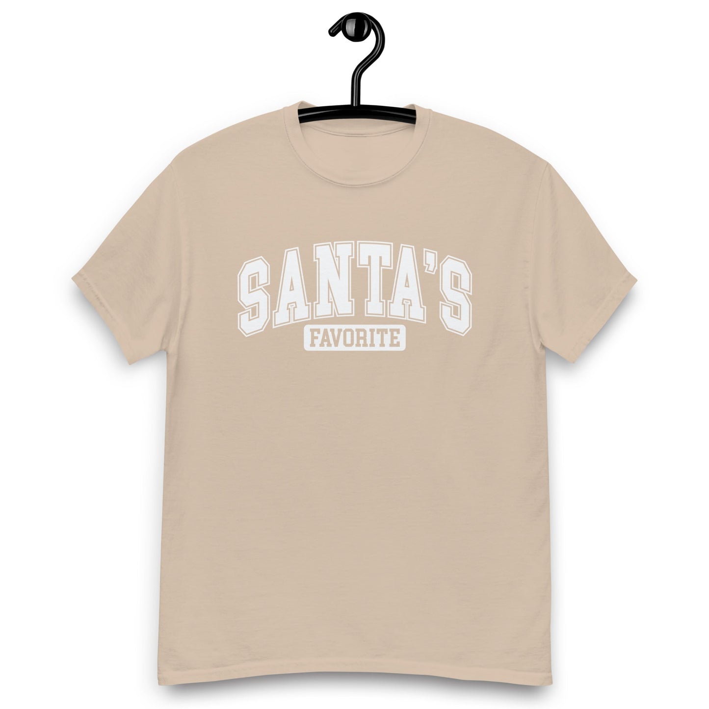 Women’s Tee | 'Santa's Favorite' in University Font | Fun Holiday Shirt - Sublimegifts4u.com