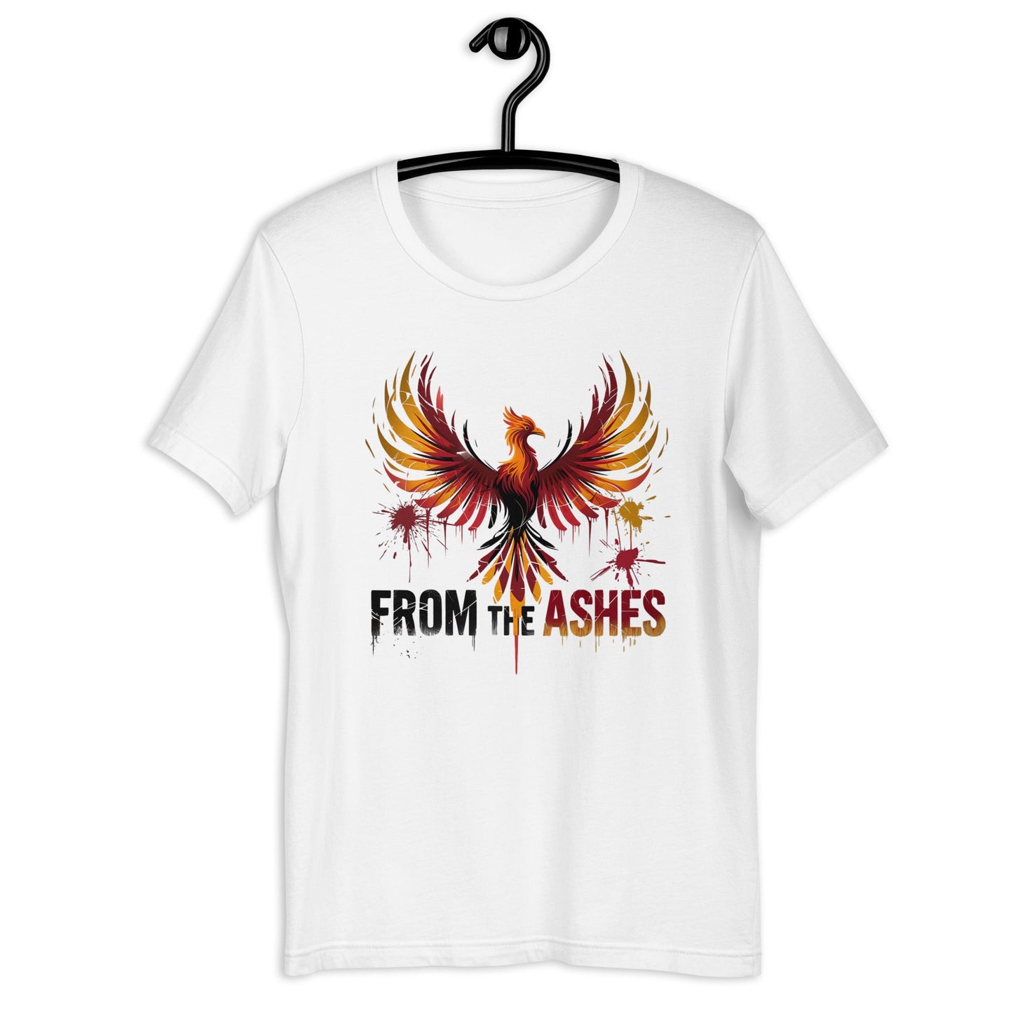 Women's Tee with Bird Design | 'From the Ashes' Inspirational Shirt - Sublimegifts4u.com