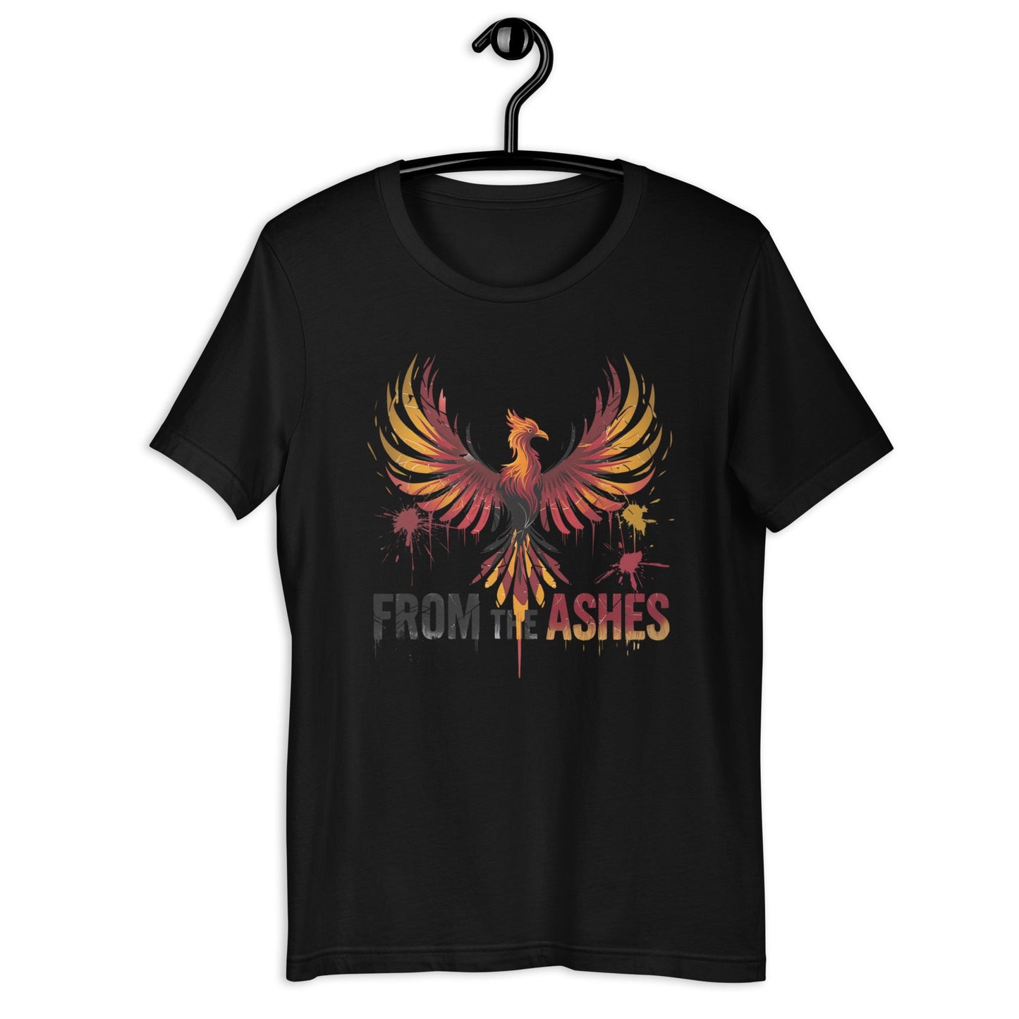 Women's Tee with Bird Design | 'From the Ashes' Inspirational Shirt - Sublimegifts4u.com