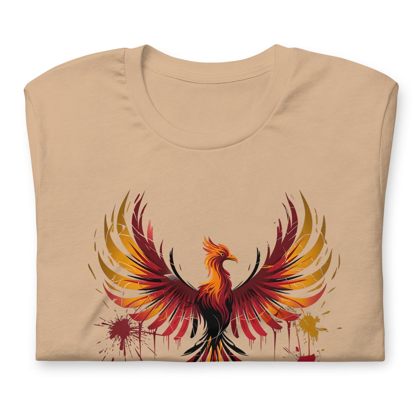 Women's Tee with Bird Design | 'From the Ashes' Inspirational Shirt - Sublimegifts4u.com