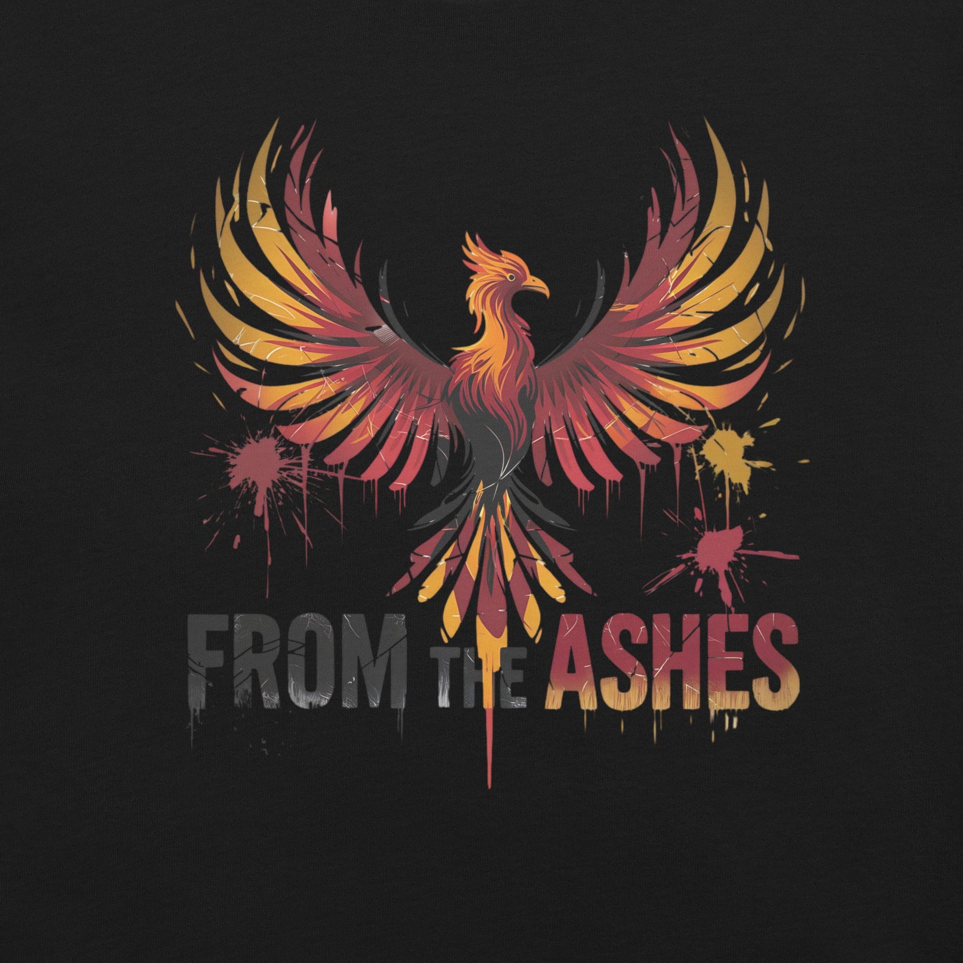 Women's Tee with Bird Design | 'From the Ashes' Inspirational Shirt - Sublimegifts4u.com