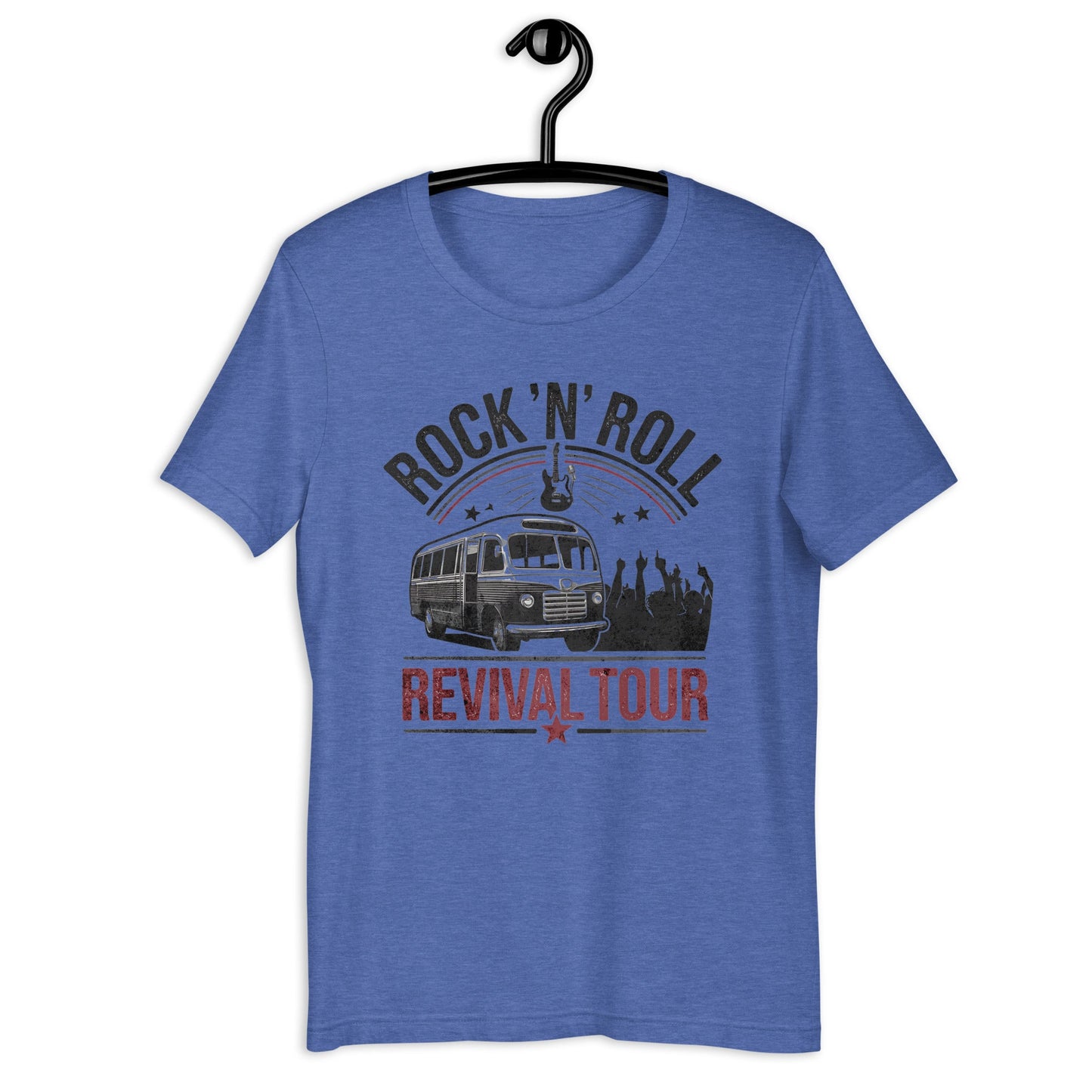 Women's Vintage Rock 'n' Roll Revival Tour T-Shirt - Soft & Lightweight Retro Tee - Sublimegifts4u.com