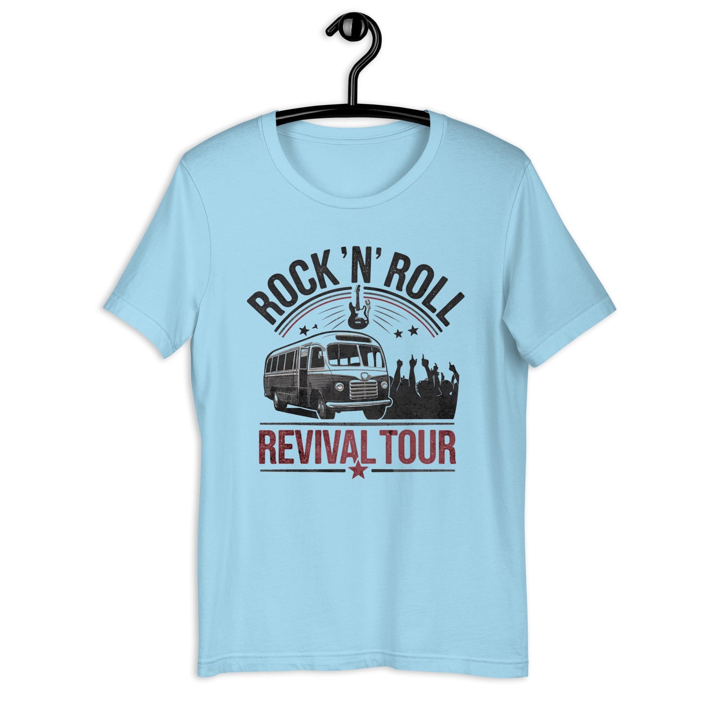 Women's Vintage Rock 'n' Roll Revival Tour T-Shirt - Soft & Lightweight Retro Tee - Sublimegifts4u.com