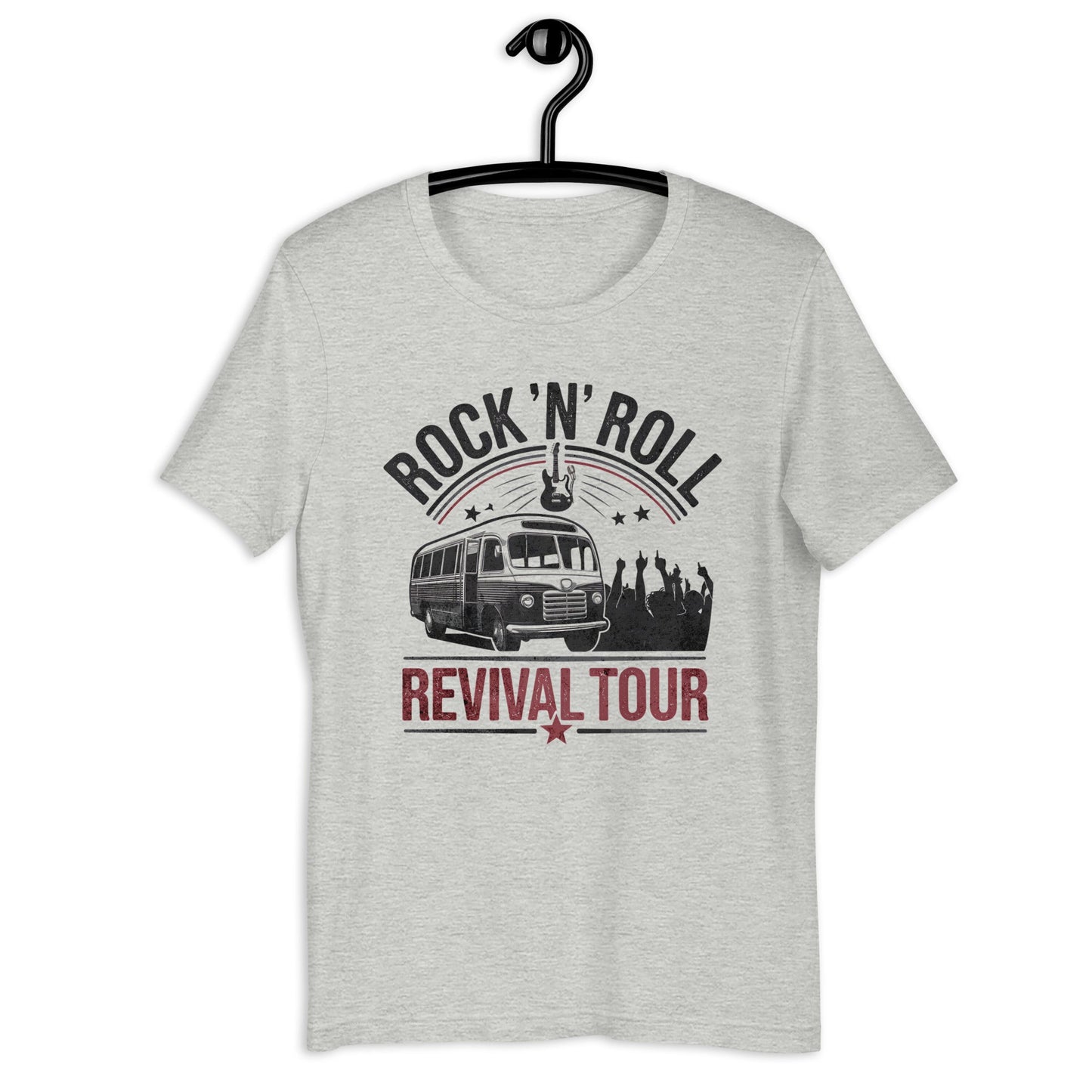 Women's Vintage Rock 'n' Roll Revival Tour T-Shirt - Soft & Lightweight Retro Tee - Sublimegifts4u.com