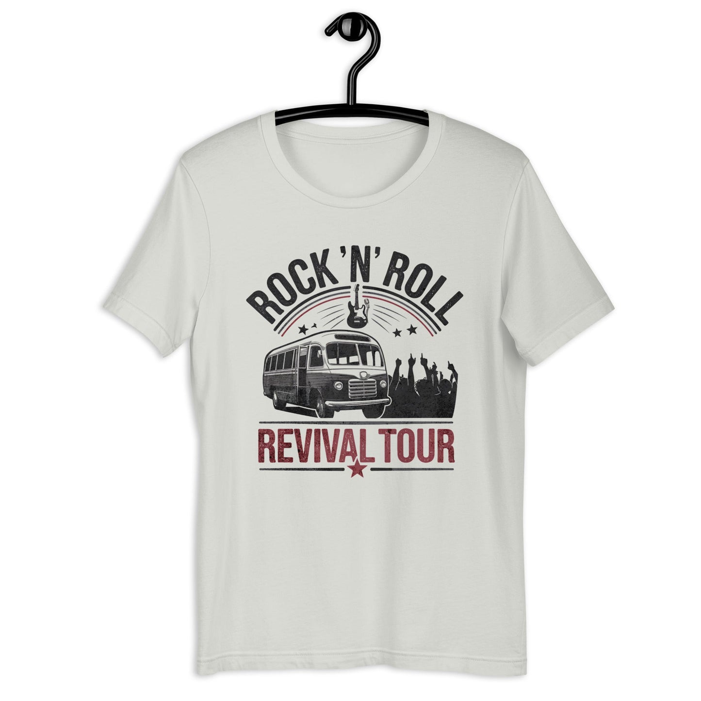 Women's Vintage Rock 'n' Roll Revival Tour T-Shirt - Soft & Lightweight Retro Tee - Sublimegifts4u.com